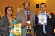 20120522 Ram Mohan and Nirmala from Rotary Club of Ottapalam.jpg (2076328 bytes)